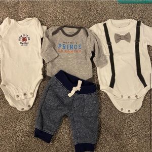 Baby boys newborn clothing lot